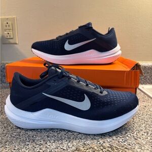 Nike Air Winflo 10 College Navy/Metallic Silver DV4022-400 Men's Sizes NEW